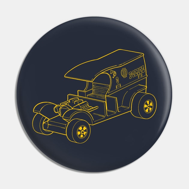 Hot Wheels Paddy Wagon Pin by Wyld Bore Creative