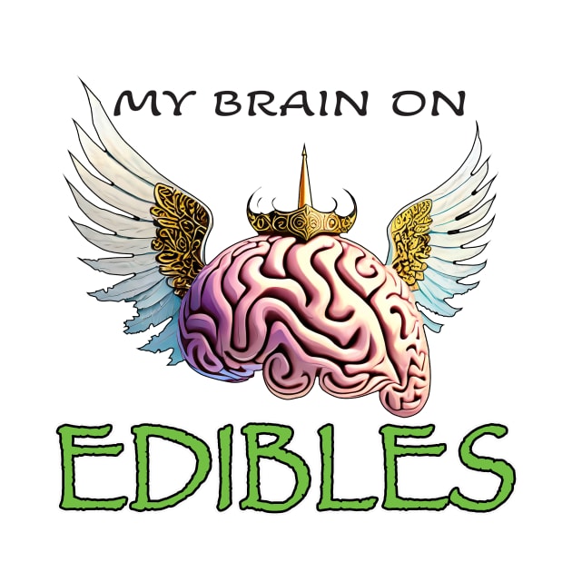 My Brain on Edibles by Wickedcartoons