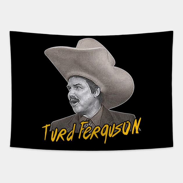 Turd Ferguson Retro SNL Celebrity Tapestry by Ac Vai