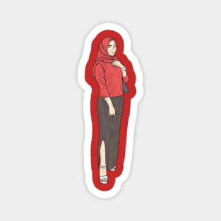 Cultural Red Kebaya Magnet