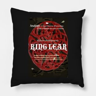 King Lear: Analogy-How the gods see us Pillow