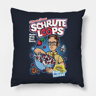 Schrute Loops Dwight Schrute Cereal Pillow