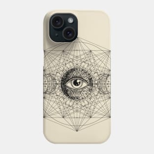 Sacred Geometry Eye of Providence Masonic Occult Esoteric Symbol Phone Case