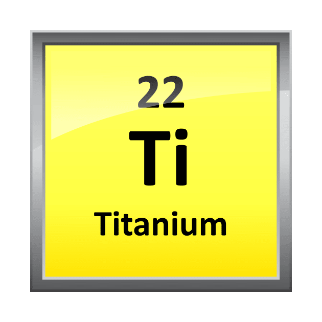 Titanium Element Symbol - Periodic Table by sciencenotes