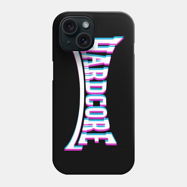 Hardcore Techno 3D Logo Phone Case by SPAZE