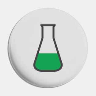 Chemistry For Your Life Erlenmeyer flask (dark) Pin