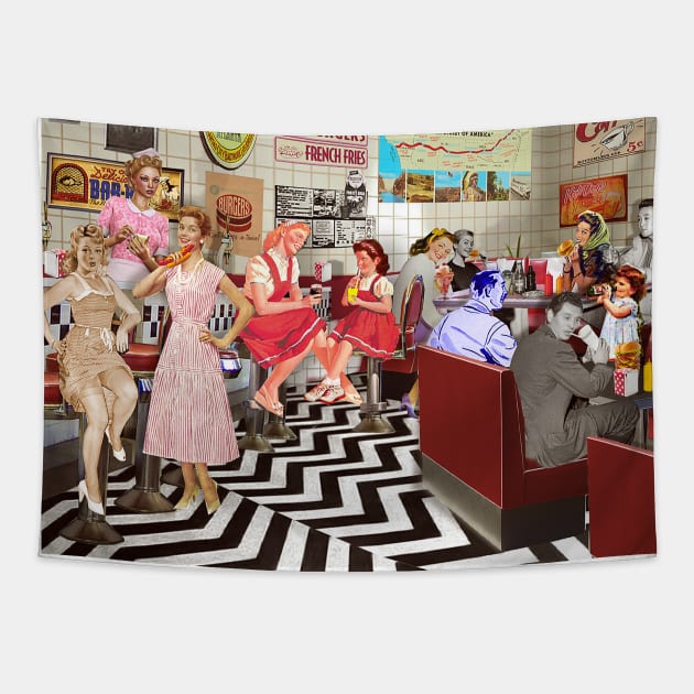 The Diner Tapestry by PrivateVices