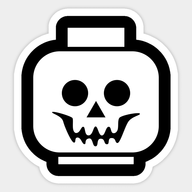 Lego Skull Lego - Sticker | TeePublic