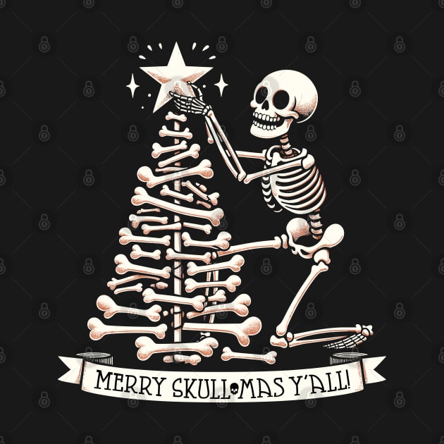 Merry Skull-mas Y'all! by PrintSoulDesigns