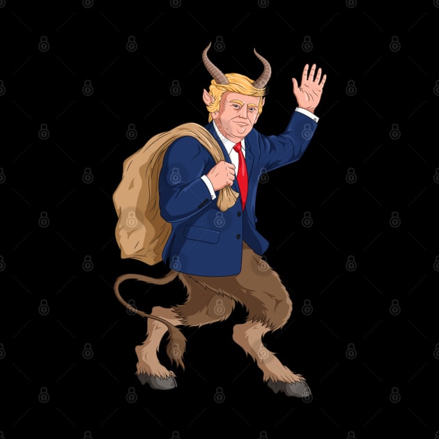 Halloween Trump Krampus Monster Demon Ghoul Spooky Vibes by wingsofrage