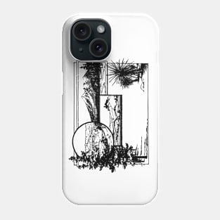 Nature scenes in monochrome Phone Case