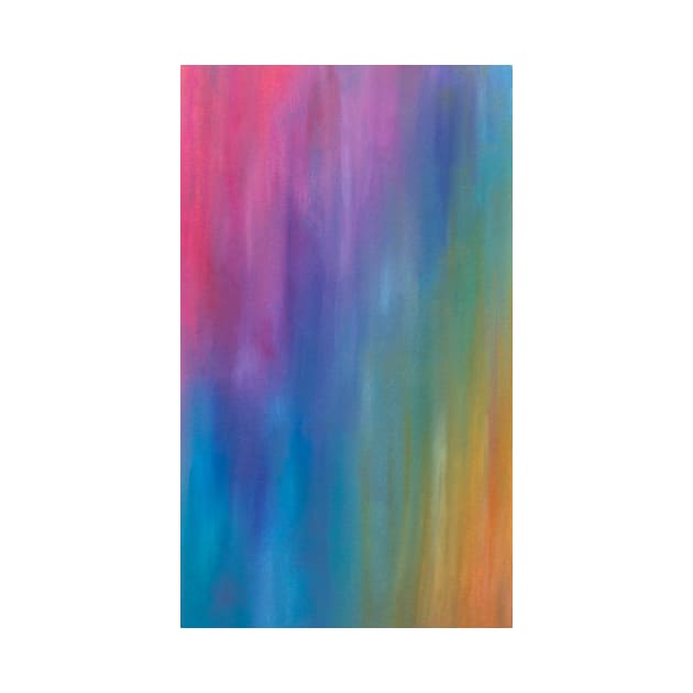 Rainbow Streak (abstract oil pastel) by ayemfid