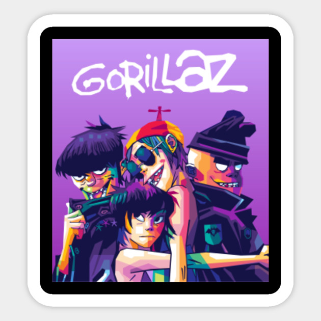 gorillaz - Gorillaz - Sticker