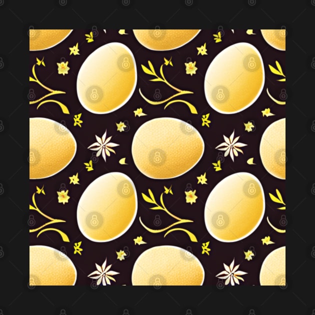 Easter eggs 2 wallpaper style (MD23Etr002) by Maikell Designs