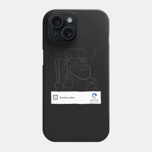 Im Not a Robot (gray) Phone Case