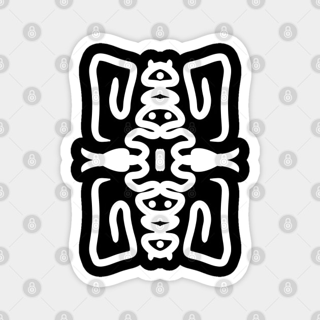 Lines Art 14 Magnet by Megadorim
