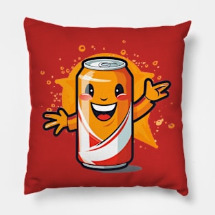 Soft drink cute T-Shirt cute giril Pillow