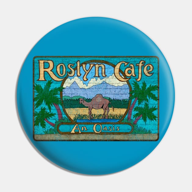 Roslyn Cafe Northern Exposure Worn Pin by Alema Art