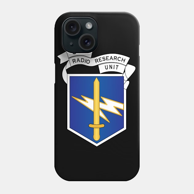 3rd Radio Research Unit Mobile Det  w VN SVC - Blue wo Txt Phone Case by twix123844