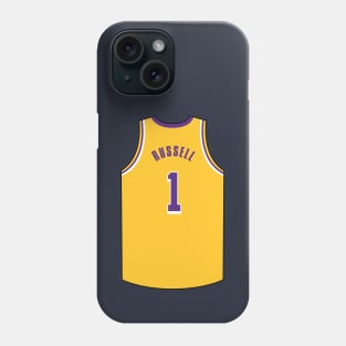 D'Angelo Russell Jersey Gold Qiangy Phone Case