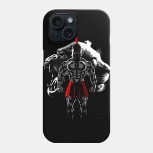 Gladiator Gorilla Lion Phone Case