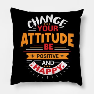 Motivational T-shirt Design Pillow