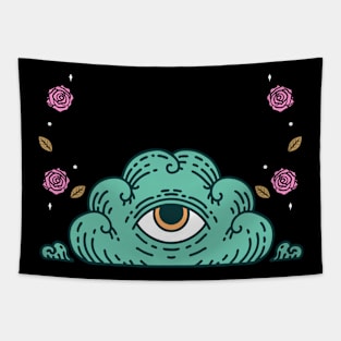 all seeing eye Tapestry