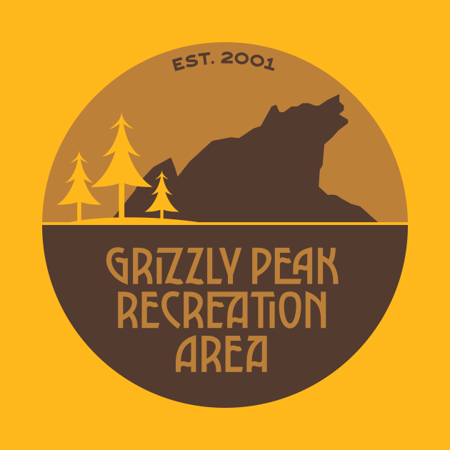 Grizzly Peak Recreation Area Grizzly Peak TShirt TeePublic