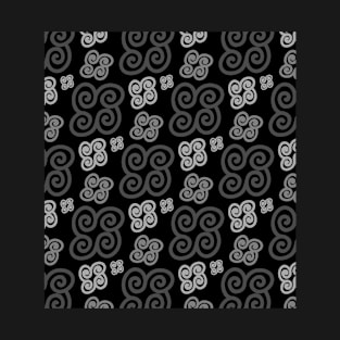 Vector spiral pattern design T-Shirt