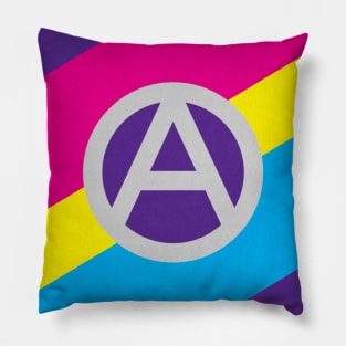 Panarchist (Pansexual Anarchist) Flag Pillow