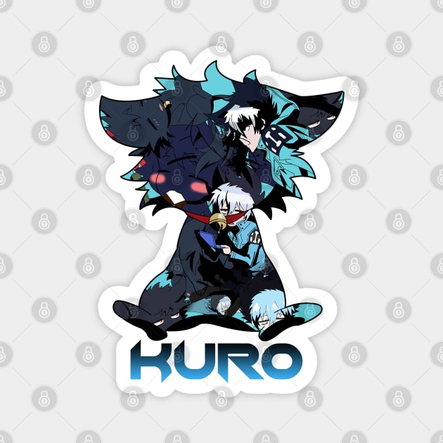 Servamp - Kuro Cute Cat Collage Sleepy Ash Magnet by oneskyoneland