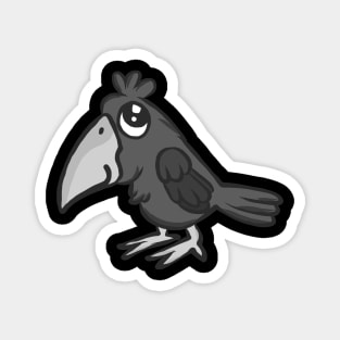 Raven bird crow jackdaw jay hooded crow cute Magnet