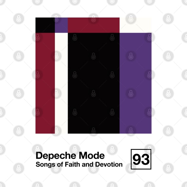 Songs of Faith and Devotion / Minimal Graphic Artwork Design by saudade