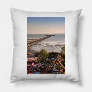 Southend on Sea Pier Essex England Pillow