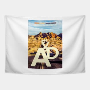 Nevada Travel Poster Tapestry