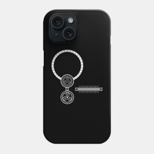 Pictish Mirror and Comb Phone Case