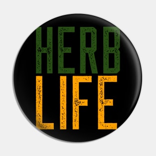 Herb Life Go Vegan Pin