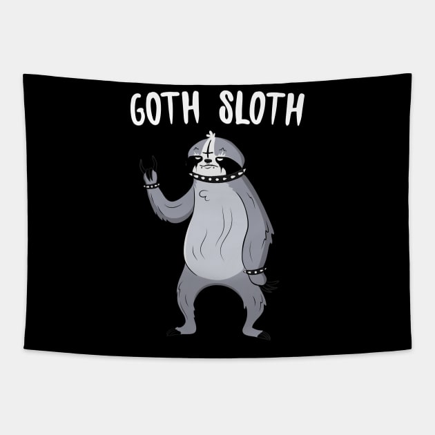 Goth Sloth Tapestry by Eugenex