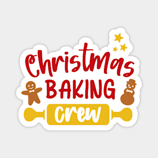 Christmas Baking Crew, Cookie Baking Crew Magnet