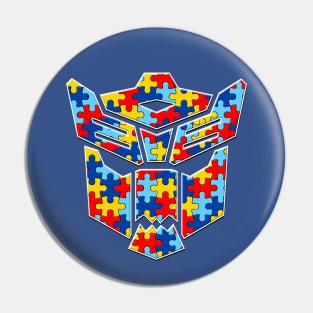 DINOBOTS - Autism Pin