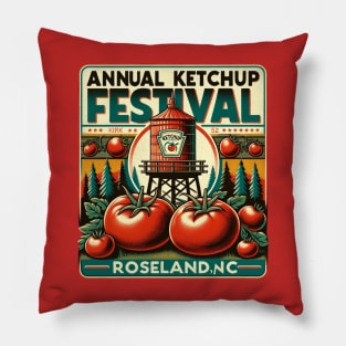 Ketchup Festival Pillow