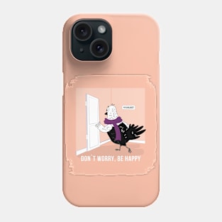 The bird took care of its mental health Phone Case