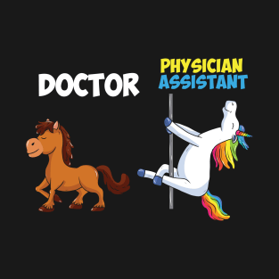 Unicorn Horse Doctor Physician Assistant T-Shirt