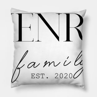 Henry Family EST. 2020, Surname, Henry Pillow