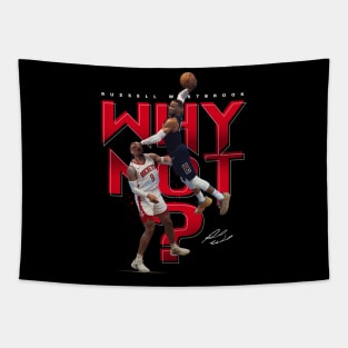 Russell Westbrook Face Palm Tapestry