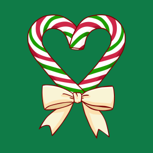 Candy Cane Heart T-Shirt