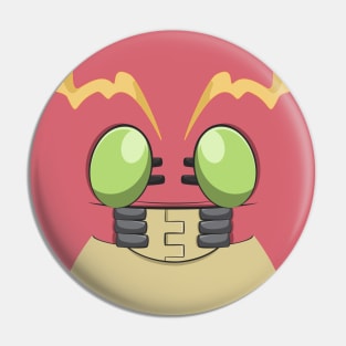 Tentomon Face Pin