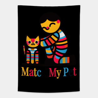 Match My Pet: Joyful Human-Cat Bonding Tapestry