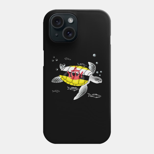 Brunei Turtle Phone Case by Fusti