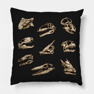 Dinosaur Skull Stickers Set 2 Pillow